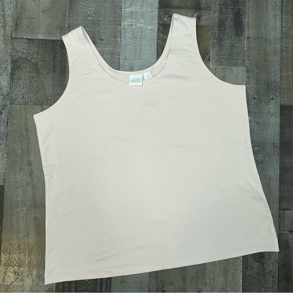 Chico’s Blush Pink Tank Top size 3 - XL - Picture 6 of 8